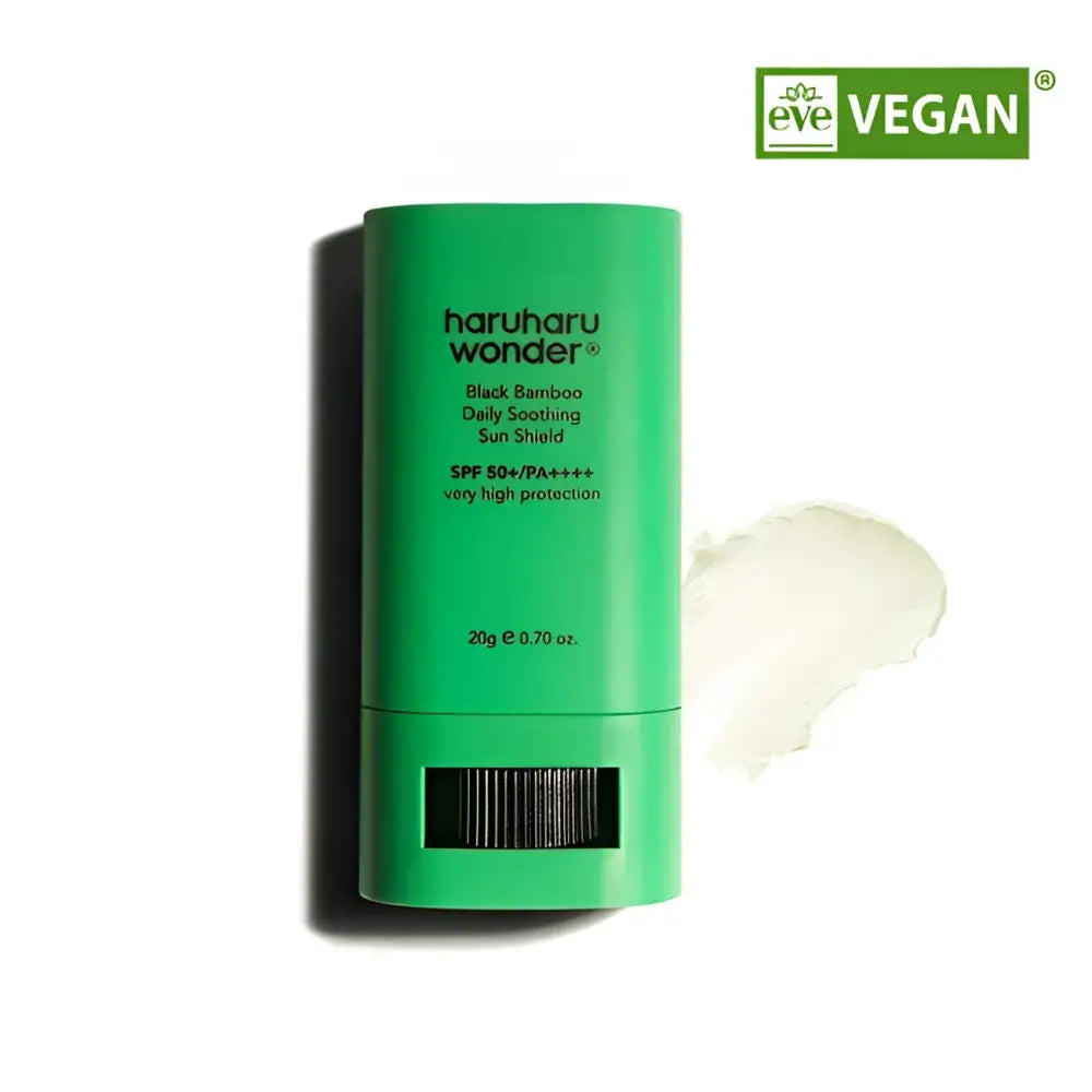 Haruharu Wonder Black Bamboo Daily Soothing Sun Shield SPF50 PA + + + + 20g for Sensitive Skin - 20g