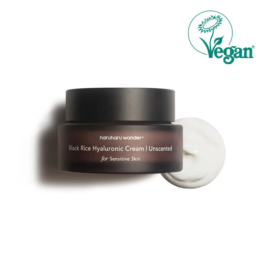 Haruharu Wonder Black Rice 10 Hyaluronic Cream 50ml Unscented Hydrating Formula - 50ml