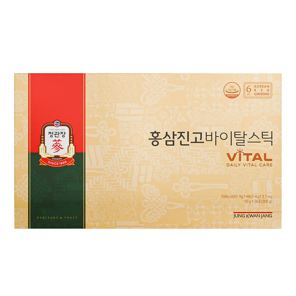 Jung Kwan Jang Korean Red Ginseng Extract Jin Go Vital Stick 10g 30ea - Red Ginseng