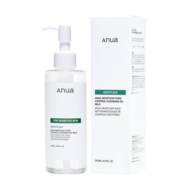 Anua Heartleaf Pore Control Cleansing Oil Mild 200ml - Korean Beauty UK Anua