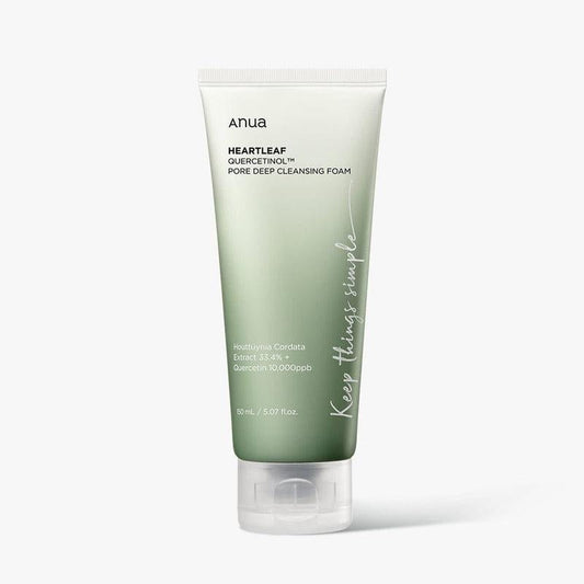 Anua Heartleaf Quercentiol Pore Deep Cleansing Foam 150ml - Korean Beauty UK Anua