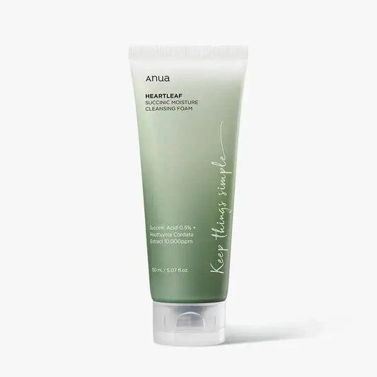 Anua Heartleaf Succinic Moisture Cleansing Foam 150ml - 150ml