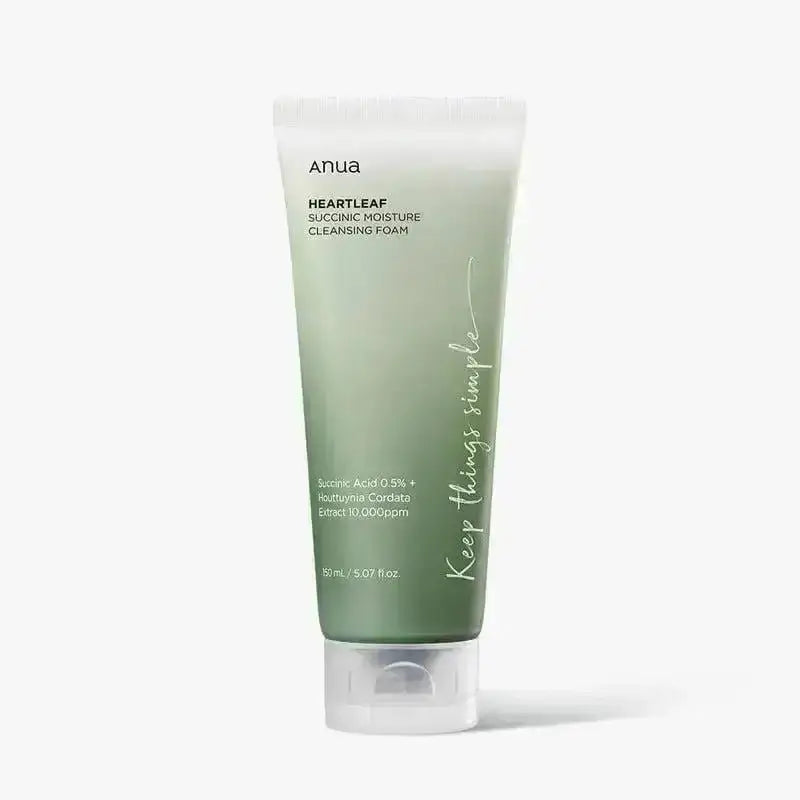 Anua Heartleaf Succinic Moisture Cleansing Foam 150ml - 150ml