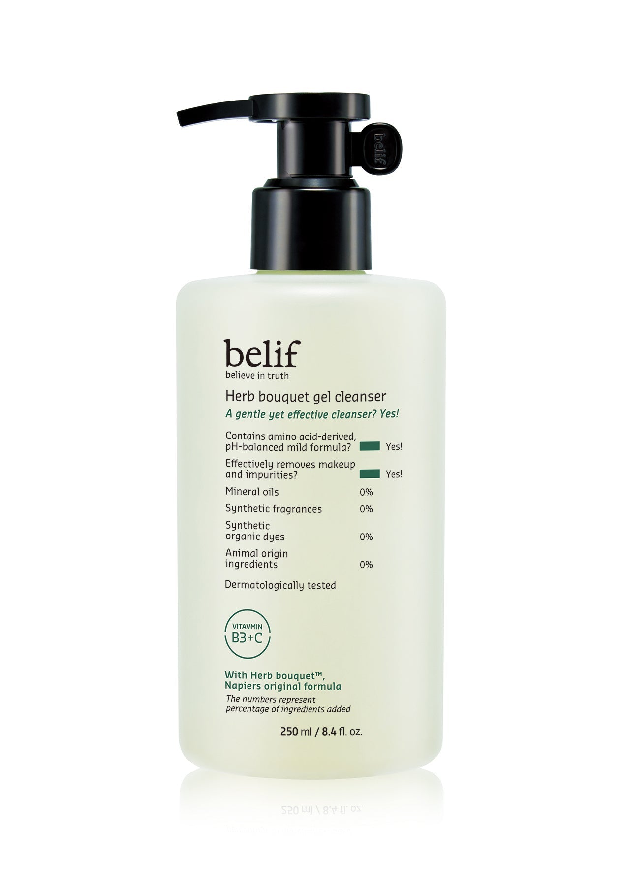 belif Herb Bouquet Gel Cleanser 250ml - Korean Beauty UK Cleanser belif