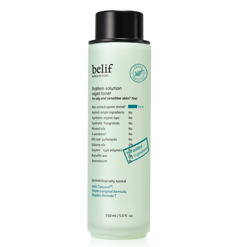 belif Problem Solution Vegan Toner 150ml - Korean Beauty UK Toner belif