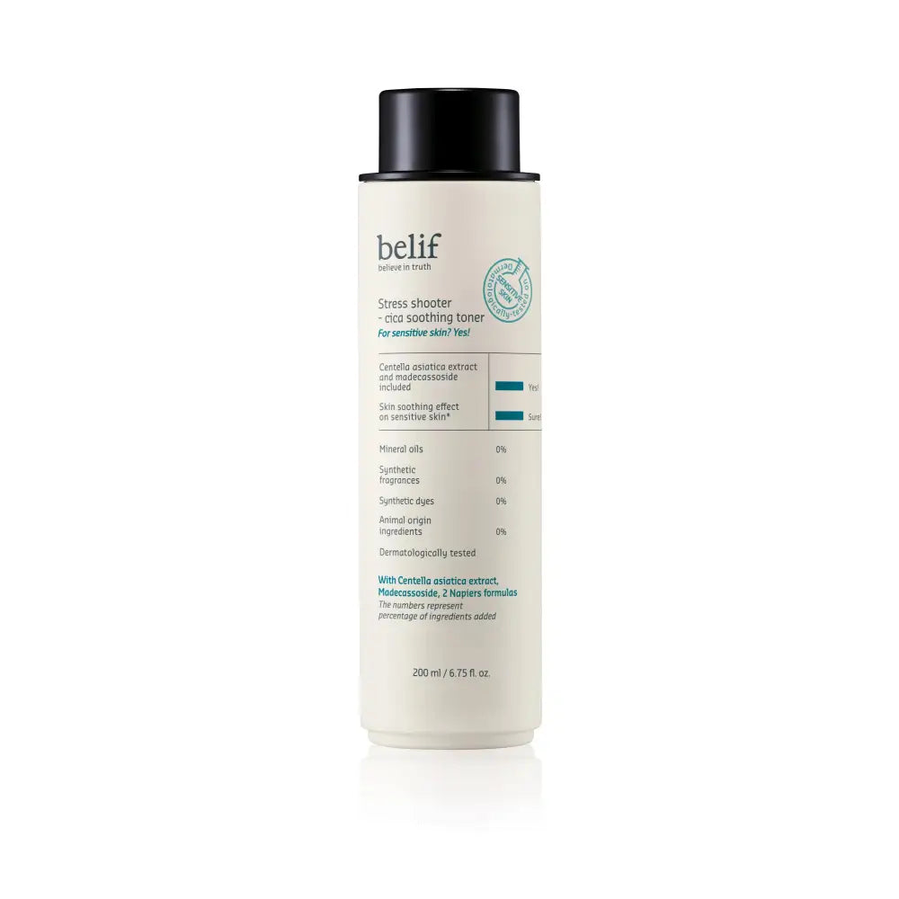 Belif Stress shooter - cica soothing toner 200 ml