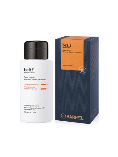 belif Super Drops Vitamin C Water Treatment Jumbo Barrel Edition 300ml - Korean Beauty UK Ampoule belif