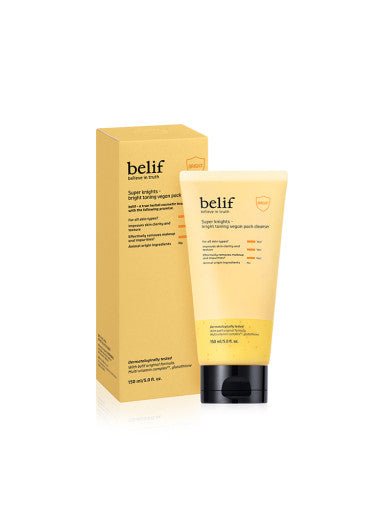 belif Super Knights Bright Toning Vegan Pack Cleanser 150ml - Korean Beauty UK Cleanser belif