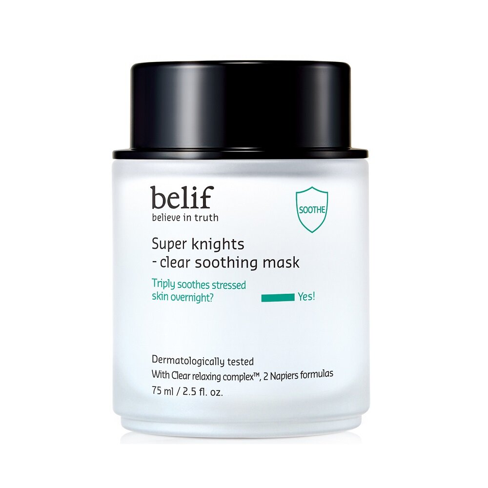 belif Super Knights Clear Soothing Mask 75ml - Korean Beauty UK Facial Mask belif