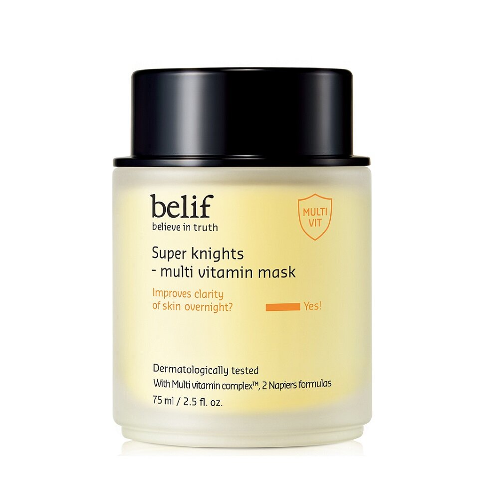 belif Super Knights Multi Vitamin Mask 75ml - Korean Beauty UK Facial Mask belif