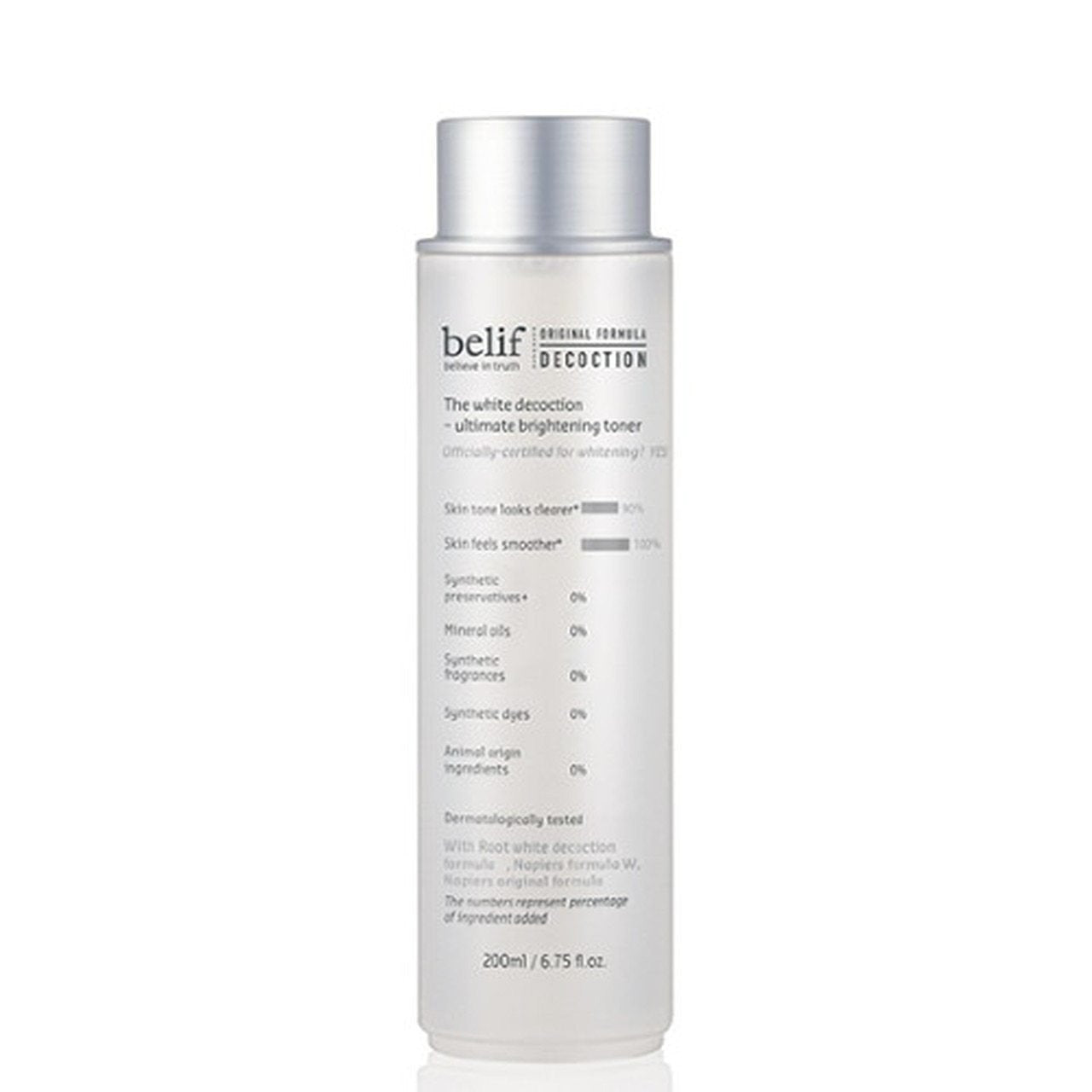 belif The White Decoction - Ultimate Brightening Toner 200ml - Korean Beauty UK Toner belif