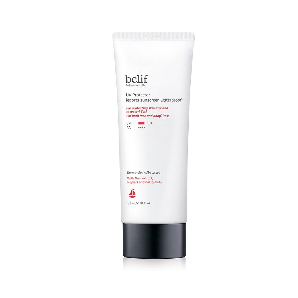 belif UV Protector Leports Waterproof (SPF50+/PA++++) 80ml - Korean Beauty UK Sunscreen belif