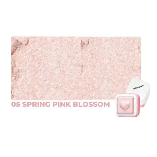 Colorgram Milk Bling Heartlighter 05 Spring Pink Blossom - Sprinkg Pink Blossom