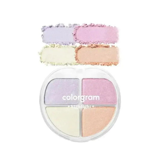 Colorgram Tintory Highlighter Palette 01 Jelly Beam Glow - Jelly Beam