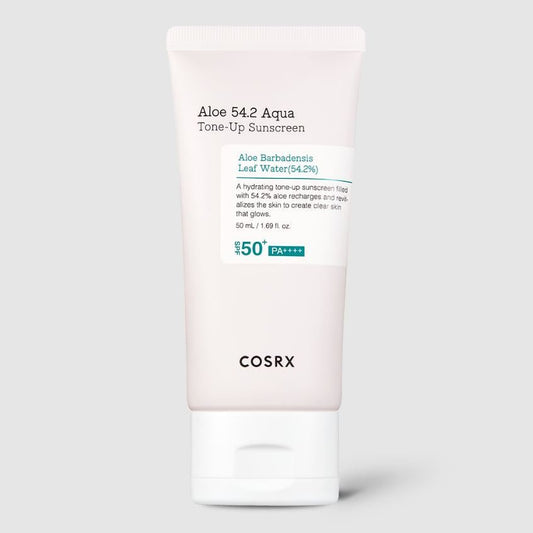 Cosrx Aloe 54.2 Aqua Tone - up Sunscreen 50ml SPF 50 - Korean Beauty UK Cosrx