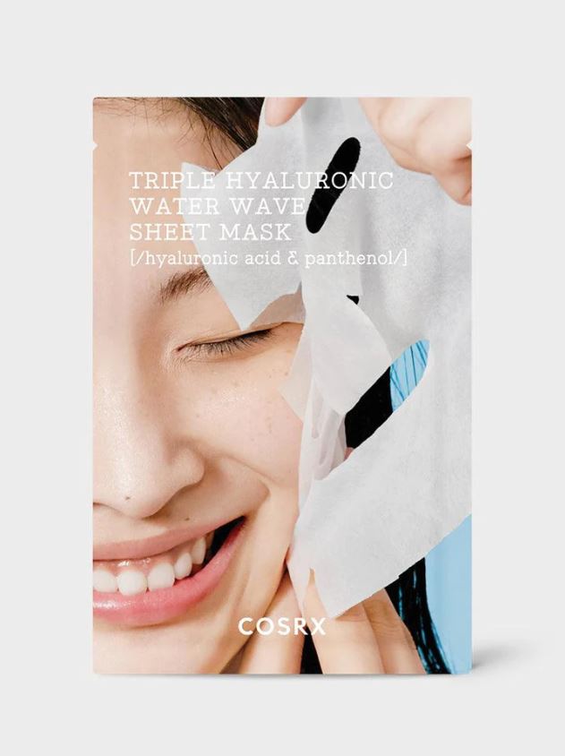 Cosrx Hydrium Triple Hyaluronic Water Wave Sheet Mask 20g - Korean Beauty UK Cosrx