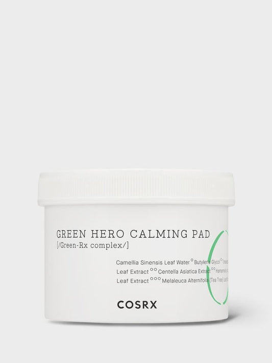 Cosrx One Step Green Hero Calming Pad 70 Pieces - Korean Beauty UK Cosrx