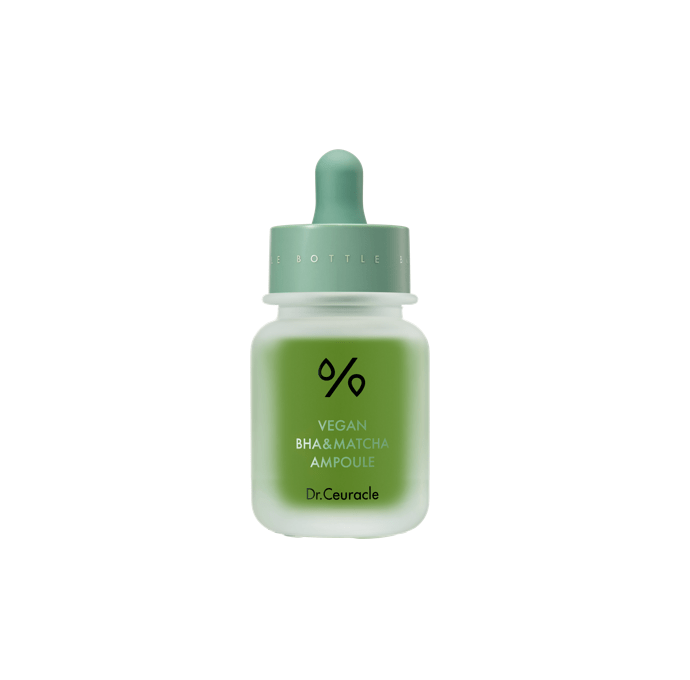 Dr. Ceuracle Vegan BHA Matcha Ampoule 30ml for Oily Skin - KBeauty - UK Dr Ceuracle