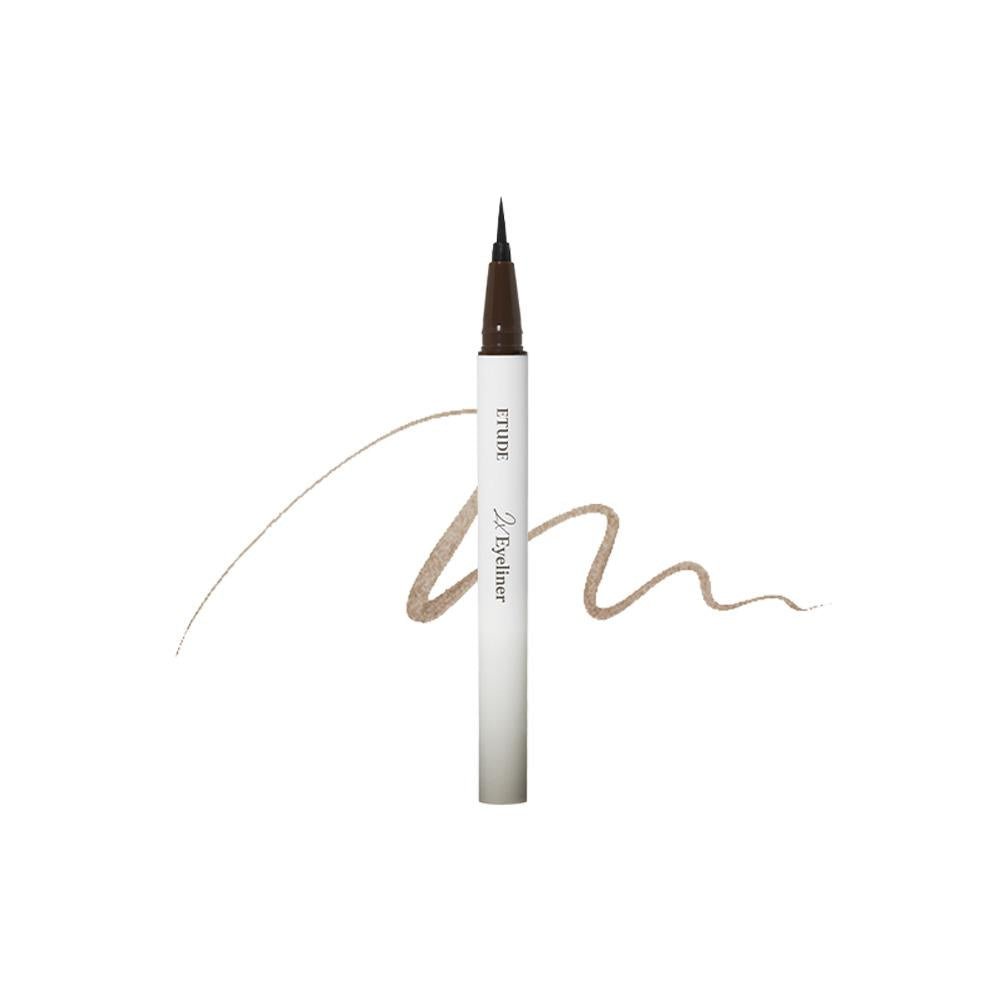 Etudehouse 2X Tinting Eyeliner 02 Natural Light Brown - KBeauty - UK Etude House