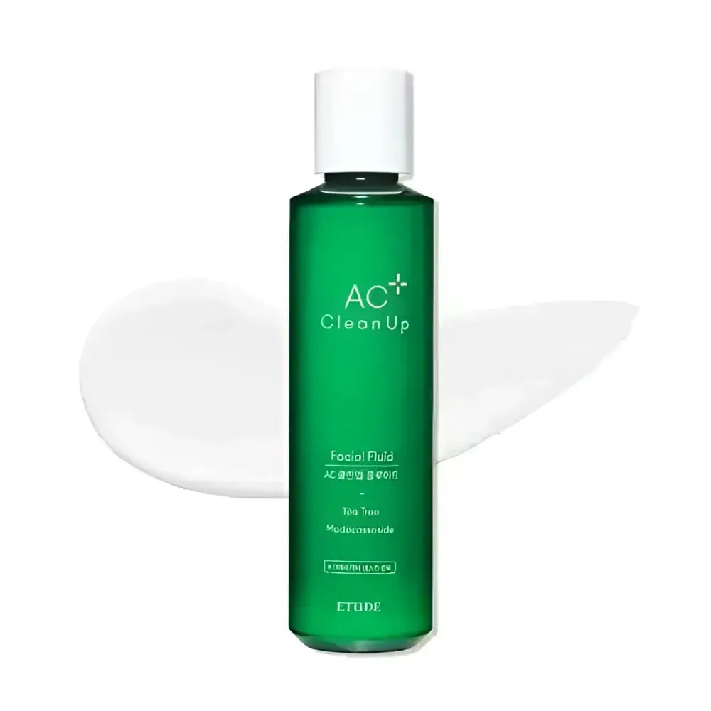 EtudeHouse AC Clean Up Facial Fluid 180ml for Clear Skin - 180ml