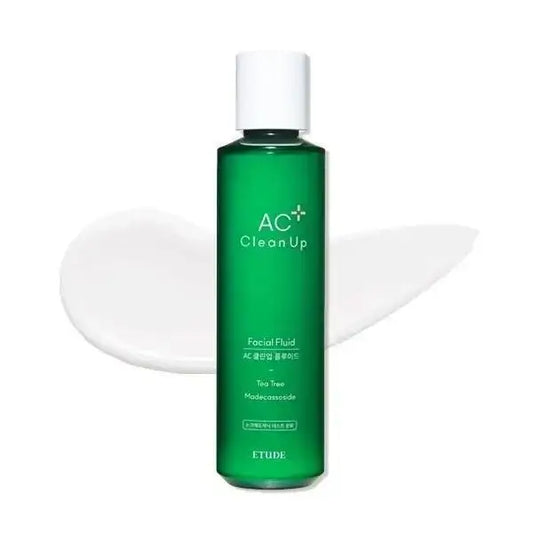 EtudeHouse AC Clean Up Facial Fluid 180ml for Clear Skin - 180ml