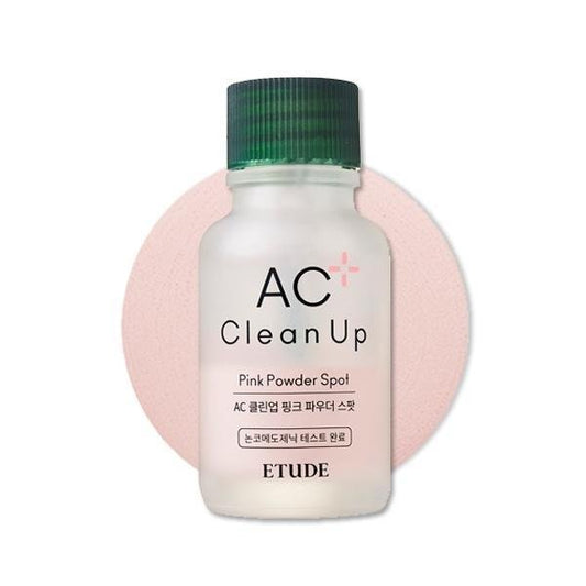 EtudeHouse AC Clean Up Pink Powder Spot 15ml Treatment - KBeauty - UK Etude House