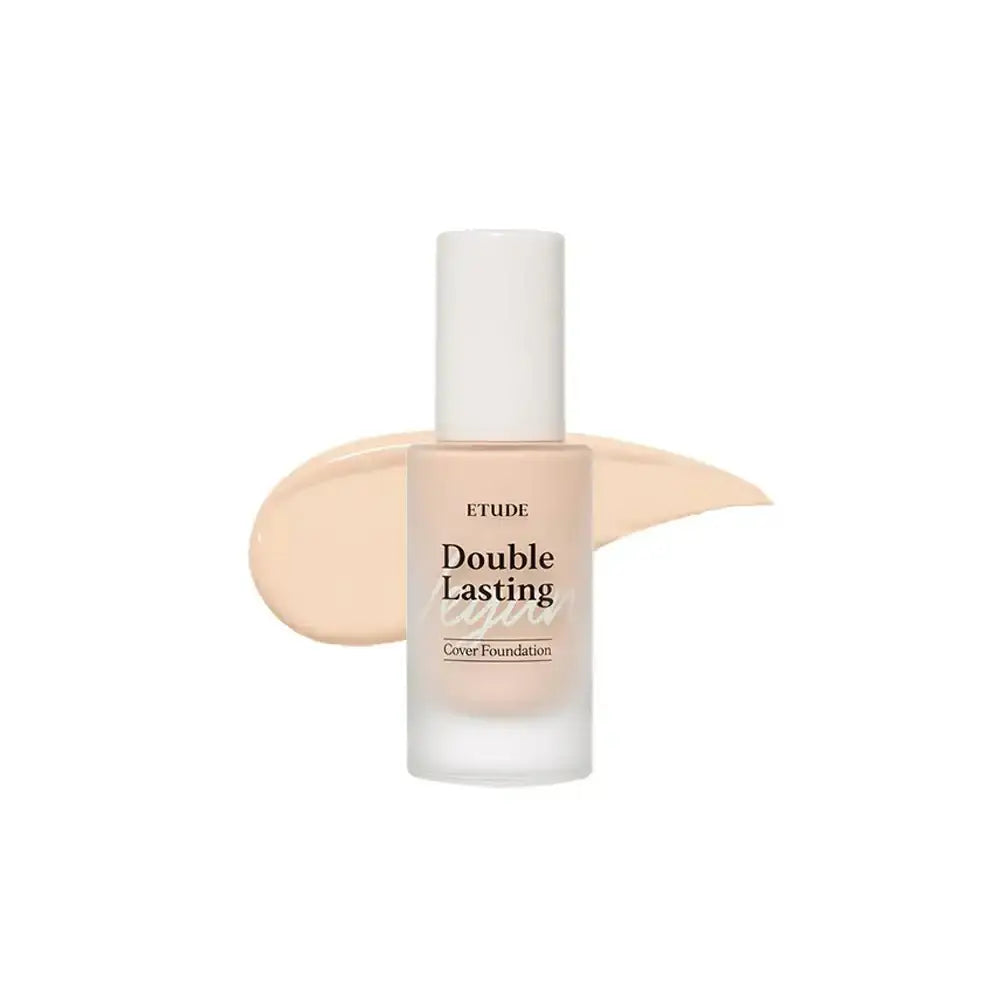 Etudehouse Double Lasting Vegan Cover Foundation 30g No.17C1 Light Vanilla - Light Vanilla