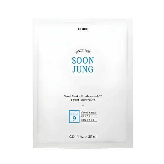 EtudeHouse SoonJung Mask Panthensoside 10 Sheets for Hydration - 10 sheets