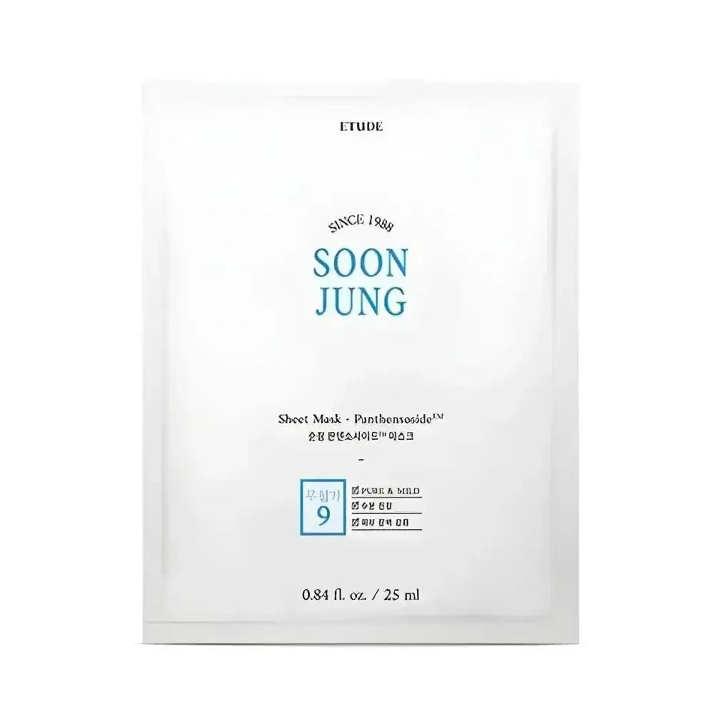 EtudeHouse SoonJung Mask Panthensoside 10 Sheets for Hydration - 10 sheets