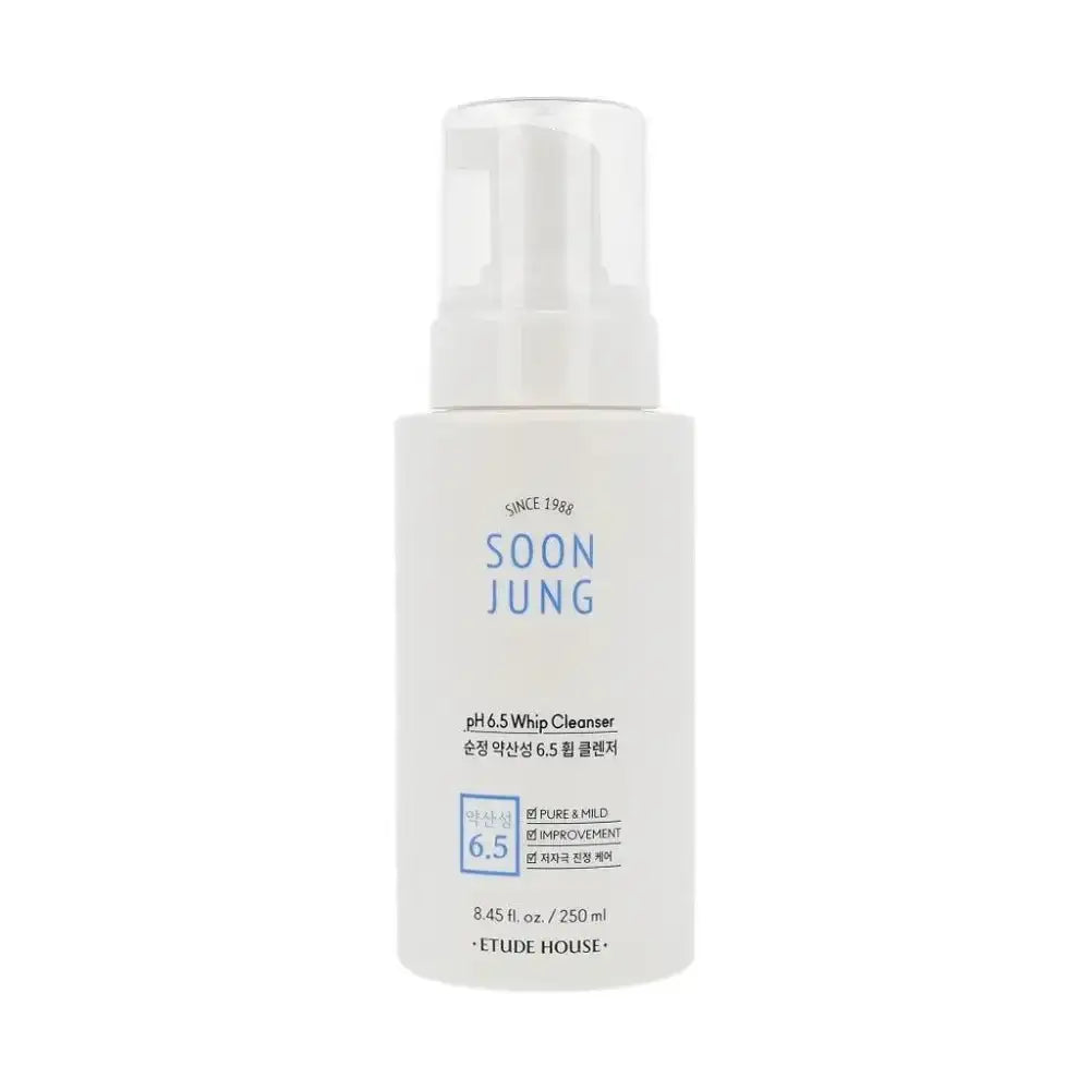 EtudeHouse SoonJung pH 6.5 Whip Cleanser 250ml for Sensitive Skin - 250ml