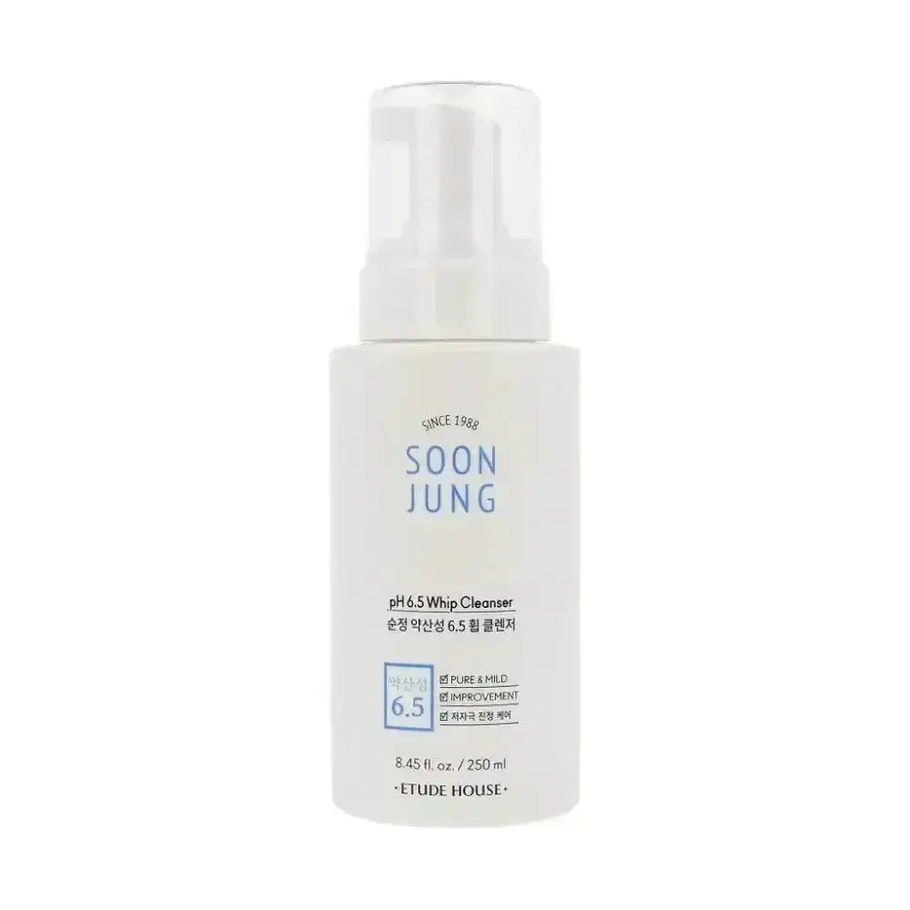 EtudeHouse SoonJung pH 6.5 Whip Cleanser 250ml for Sensitive Skin - 250ml