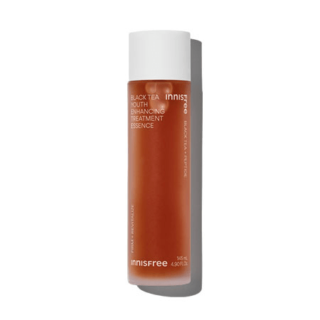 innisfree Black Tea Youth Enhancing Treatment Essence 145ml (BLACK TEA + PEPTIDE) - Korean Beauty UK Essence innisfree