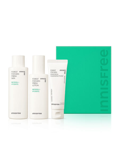 innisfree Forest For Men Fresh Skincare SET - Korean Beauty UK Skincare SET for Men innisfree