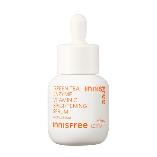 innisfree Green Tea Enzyme Vitamin C Brightening Serum 30ml - Korean Beauty UK serum innisfree