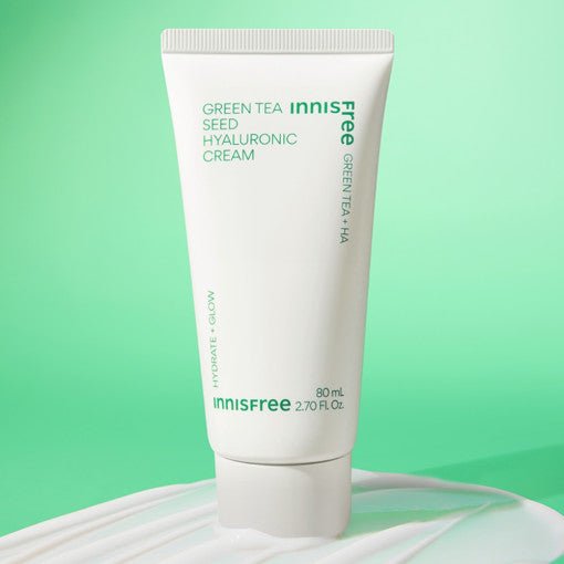 innisfree Green Tea Seed Hyaluronic Cream 80ml - Korean Beauty UK Cream innisfree