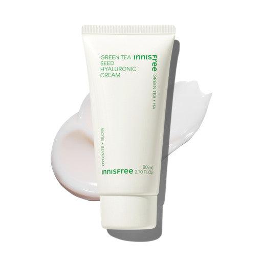 innisfree Green Tea Seed Hyaluronic Cream 80ml - Korean Beauty UK Cream innisfree