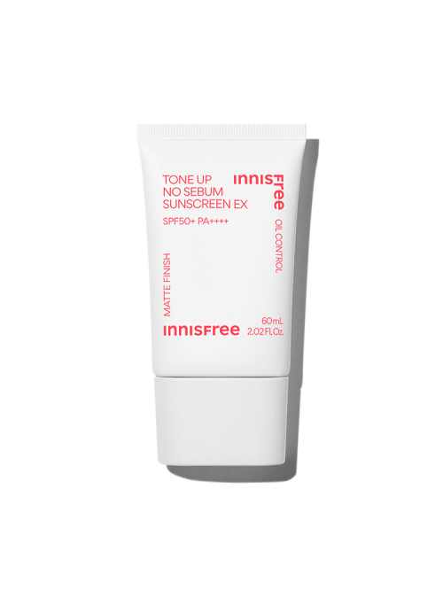 innisfree Tone Up No Sebum Sunscreen EX 50+ PA++++ 60ml - Korean Beauty UK Sunscreen innisfree