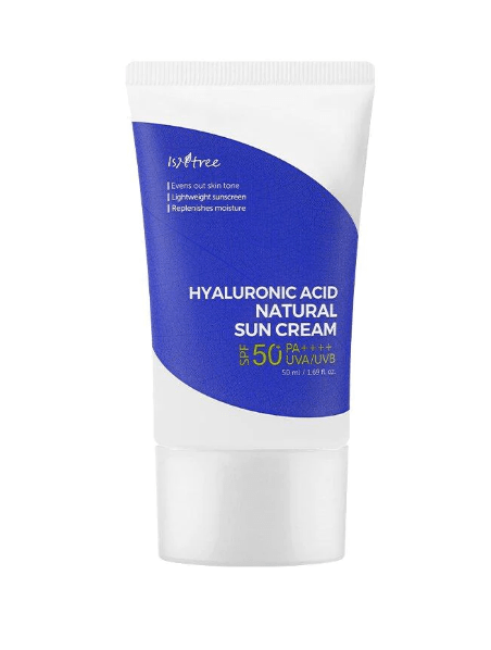 Isntree Hyaluronic Acid Natural Sun Cream 50ml SPF50 Plus - KBeauty - UK Isntree