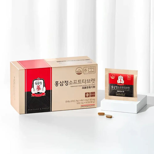 Jung Kwan Jang Korean Red Ginseng Extract Soft Tablet 500mg - Red Ginseng