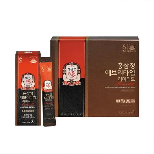 KGC Cheong Kwan Jang Korean Red Ginseng EveryTime 10ml x 30 Sticks - Red Ginseng