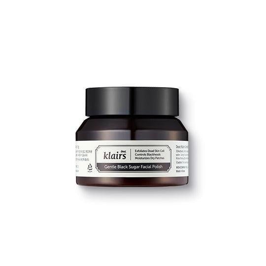 Klairs Gentle Black Sugar Facial Polish 110g Exfoliator - KBeauty - UK Klairs