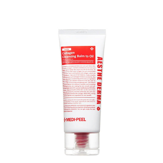 Medi - Peel Red Lacto Collagen Cleansing Balm To Oil 100g - KBeauty - UK Medi - Peel