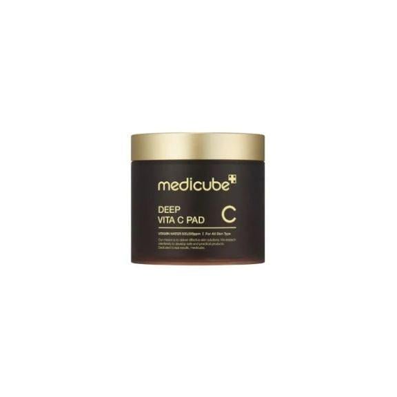 Medicube Deep Vita C Pad 150g Vegan Exfoliating Toner Pads - Korean Beauty UK medicube