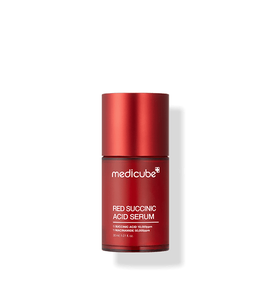 Medicube Red Succinic Acid Serum 30ml for Acne Relief - Korean Beauty UK medicube