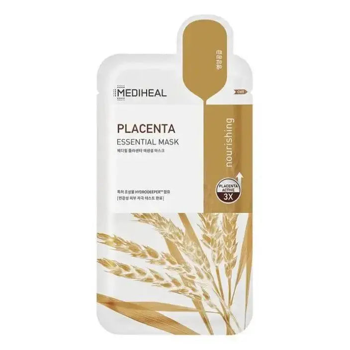 Mediheal Placenta Essential Mask 10ea for Radiant Skin - 24ml*10