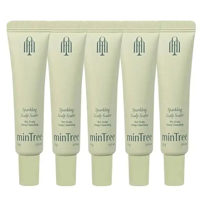 MinTree Sparkling Scalp Scaler 15g 5ea Pack for Healthy Hair - 75g