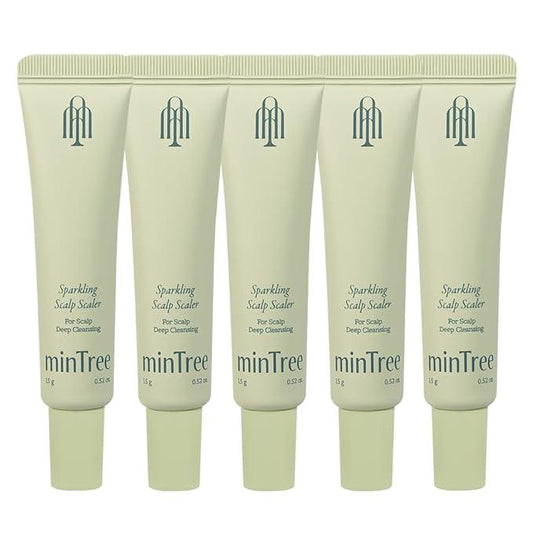 MinTree Sparkling Scalp Scaler 15g 5ea Pack for Healthy Hair - KBeauty - UK mwd1un - sz