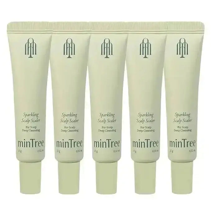 MinTree Sparkling Scalp Scaler 15g 5ea Pack for Healthy Hair - 75g