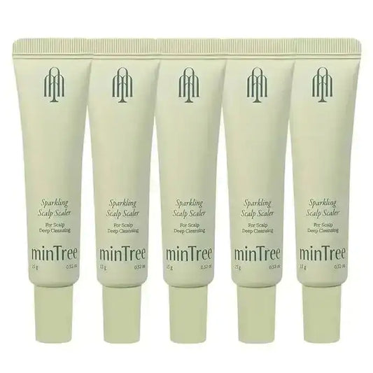 MinTree Sparkling Scalp Scaler 15g 5ea Pack for Healthy Hair - 75g