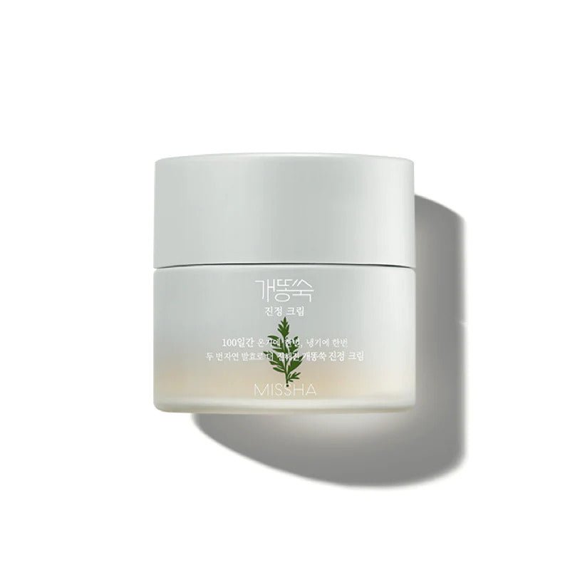 Missha Artemisia Calming Moisture Cream 50ml for Sensitive Skin - KBeauty - UK Face Moisturiser Missha